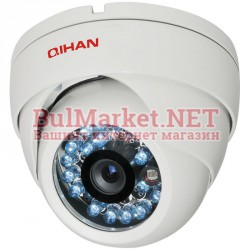 Аналогова камера, куполна, 1/3“ HDIS, 850L, IR-25м, 3.6mm  QH-126C-5