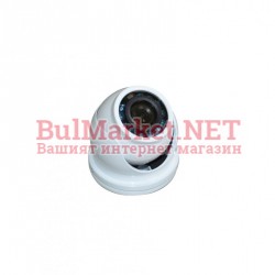 Куполна мини камера, вандалоустойчива, водоустойчива, 1/3“ CMOS, 720L, IR-20м, 3.6mm -  QH-VD227C-4