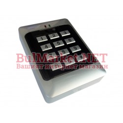 Самостоятелен терминал с четец и клавиатура за контрол на достъп за една врата 01