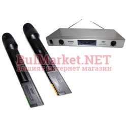 Професионални безжични микрофони DM-2186 реплика на SHURE