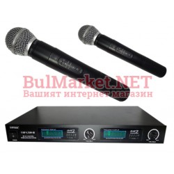 Професионални безжични микрофони LX-88 реплика на SHURE